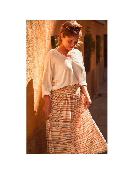 Sifnos blouse, skirt, and dress pattern - Ikatee