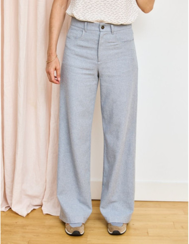 California Wide-Leg Pants Pattern - Atelier Scämmit