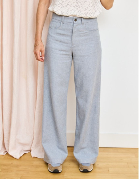 California Wide-Leg Pants Pattern - Atelier Scämmit