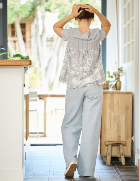 California Wide-Leg Pants Pattern - Atelier Scämmit