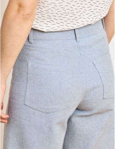 California Wide-Leg Pants Pattern - Atelier Scämmit