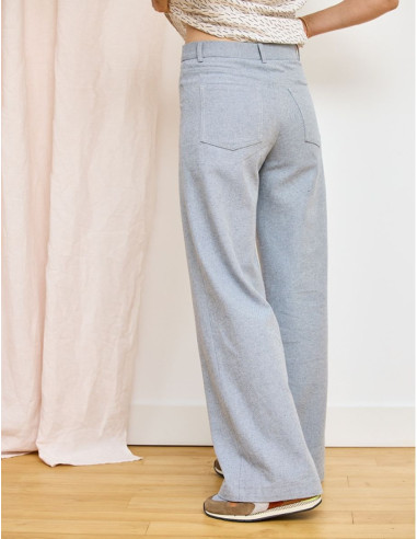 California Wide-Leg Pants Pattern - Atelier Scämmit