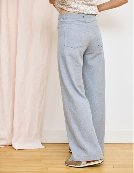 California Wide-Leg Pants Pattern - Atelier Scämmit