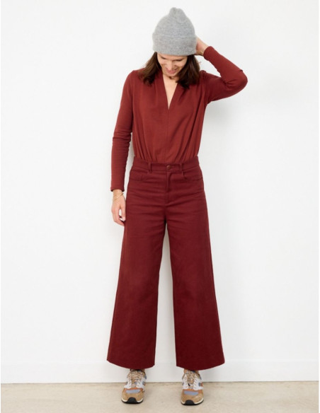 California Wide-Leg Pants Pattern - Atelier Scämmit