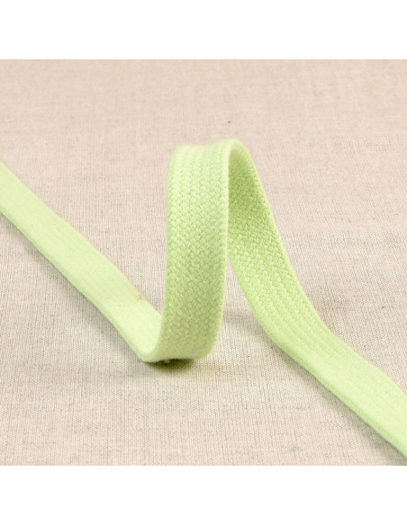 Flat braided cord for sweatshirt - Nile Green