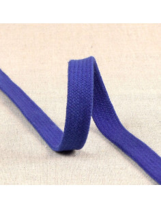 Flat braided cord for sweatshirt - Royal blue