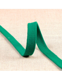 Flat braided cord for sweatshirt - Green