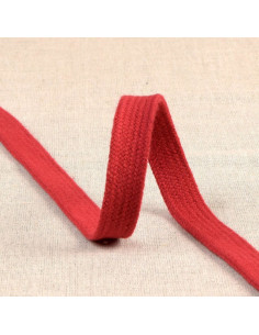 Flat braided cord for sweatshirt - Bordeaux