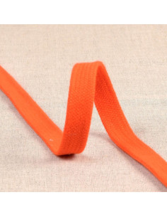 Flat braided cord for sweatshirt - Orange