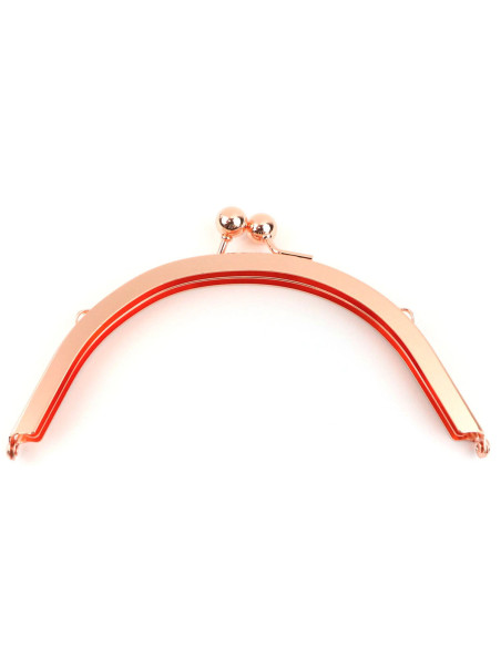 Rose gold handbag clasp
