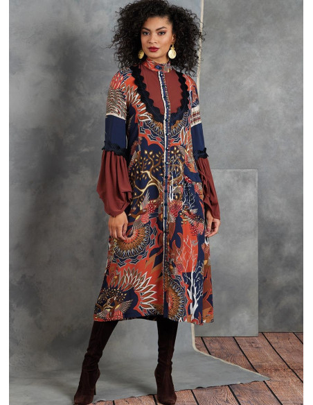 Dress and tunic pattern - Vogue 1904