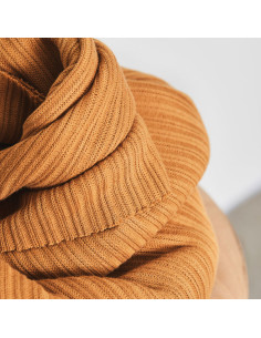 Double rib knit fabric - Mustard