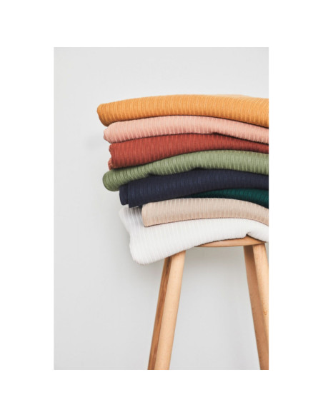 Double rib knit fabric - Mustard