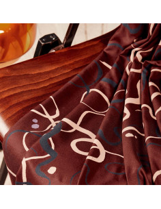 Viscose fabric Misty Rust - Atelier Brunette