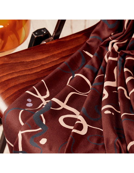 Viscose fabric Misty Rust - Atelier Brunette