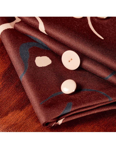 Viscose fabric Misty Rust - Atelier Brunette