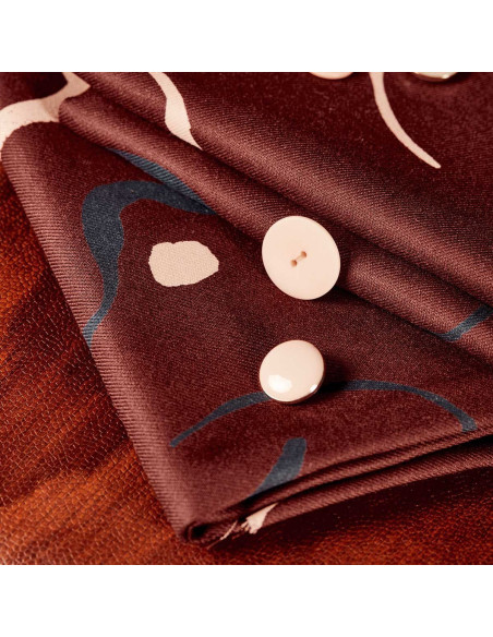Viscose fabric Misty Rust - Atelier Brunette