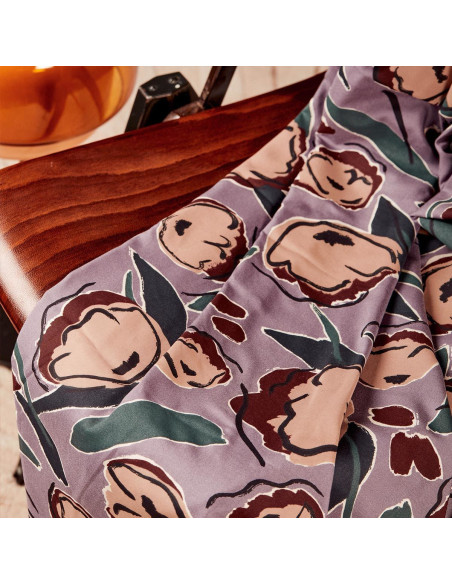 Viscose fabric Peony Divine Parma - Atelier Brunette