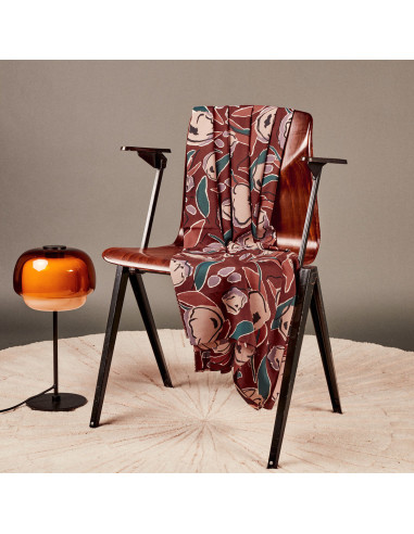 Peony Rust Viscose Fabric - Atelier Brunette
