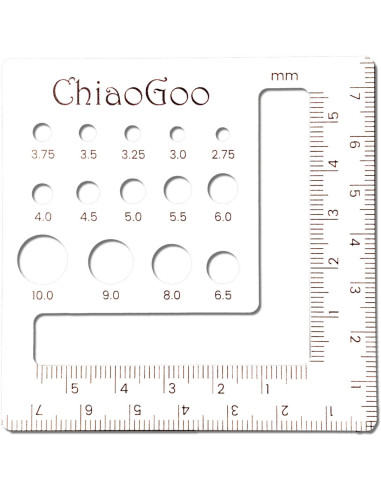 ChiaoGoo needle gauge