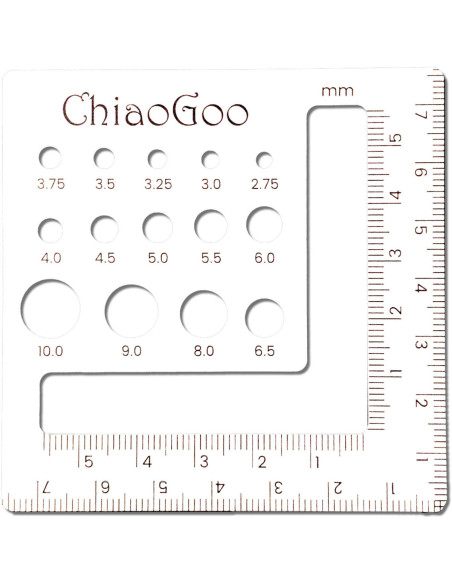 ChiaoGoo needle gauge