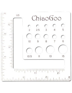 ChiaoGoo needle gauge 2