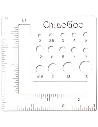 ChiaoGoo needle gauge