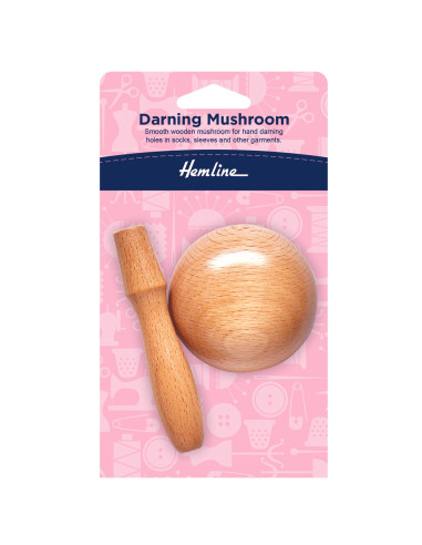 Wooden darning tool