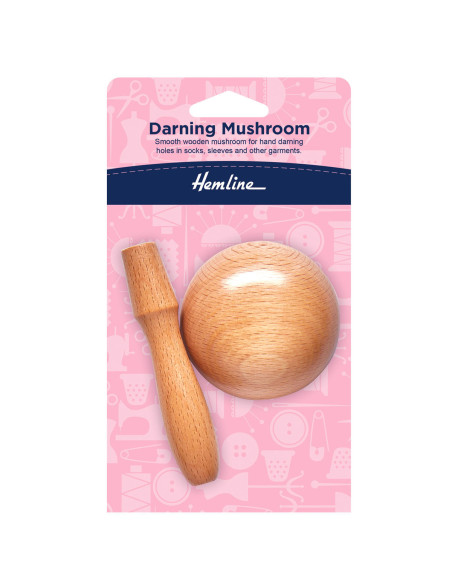Wooden darning tool