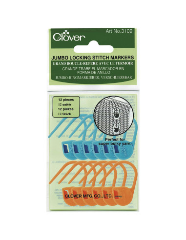 Jumbo mesh markers with clasp