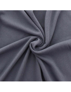 Jersey knit fabric - Blue gray