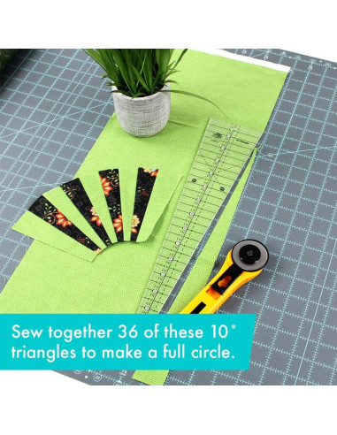 10° Triangle Ruler Creative Grids