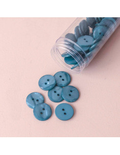 Sparkle Button 2 Holes - Storm 2