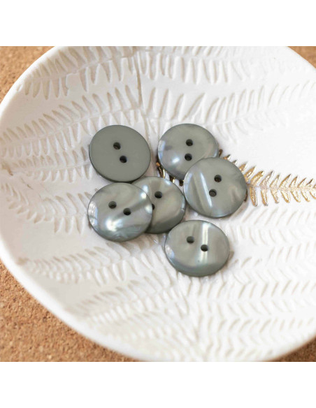 Sparkle Button 2 Holes - Verbena