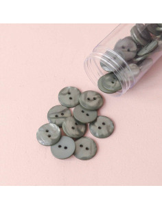 Sparkle Button 2 Holes - Verbena 2