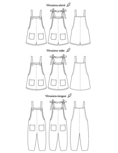 Fauvette Overalls Pattern - Marmaï Patterns