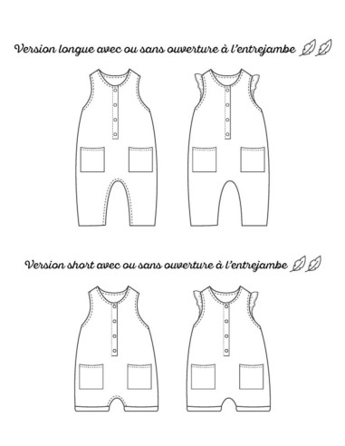 Pinson Jumpsuit Pattern - Marmaï Patterns