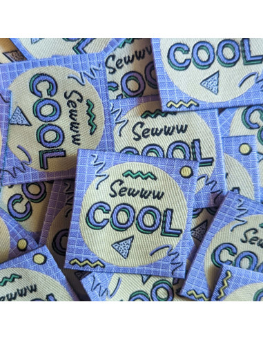 Set of 6 woven labels - Fun Mix