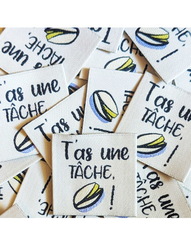 Set of 6 woven labels - Fun Mix