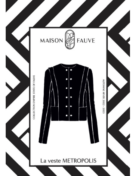 Metropolis Jacket Pattern - Maison Fauve