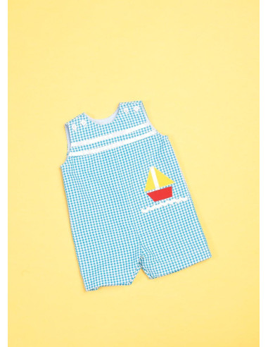 Overall, dress, and diaper cover pattern for babies - Butterick 6905