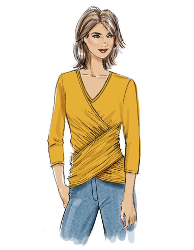 Knitted Top Pattern - Butterick 6909