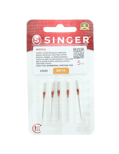 Singer needles for sewing machine