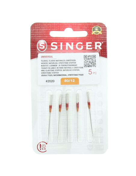 Singer needles for sewing machine
