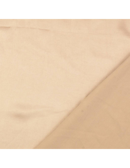 Deluxe satin fabric with a silk touch - Ecru