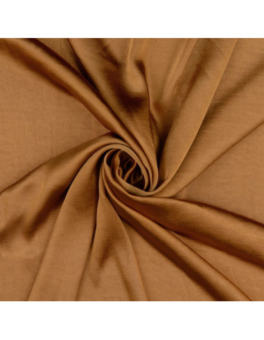 Deluxe satin fabric with a silk touch - Ochre