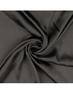 Deluxe satin fabric with a silk touch - Dark gray