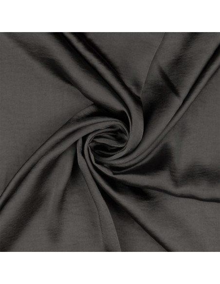 Deluxe satin fabric with a silk touch - Dark gray