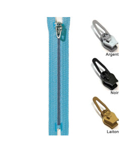 ZlideOn 3CB clip-on replacement slider for spiral-toothed zipper