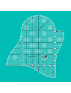 Scallop Template Creative Grids Rule for Scalloped Border 2